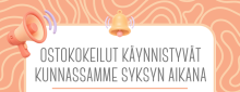 Kello, megafoni ja otsikko