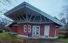 Siikajoenkylän terveysasema edestä.