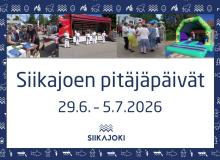 Siikajoen pitäjäpäiväkuva kuosilla.