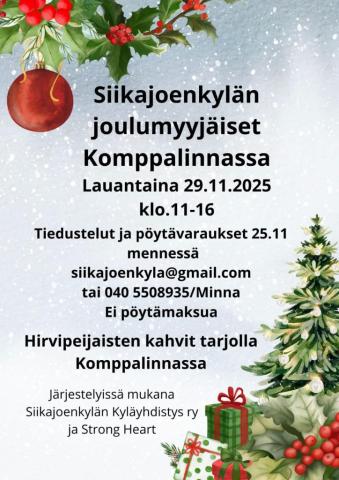 Joulumyyjäiset Komppalinnassa