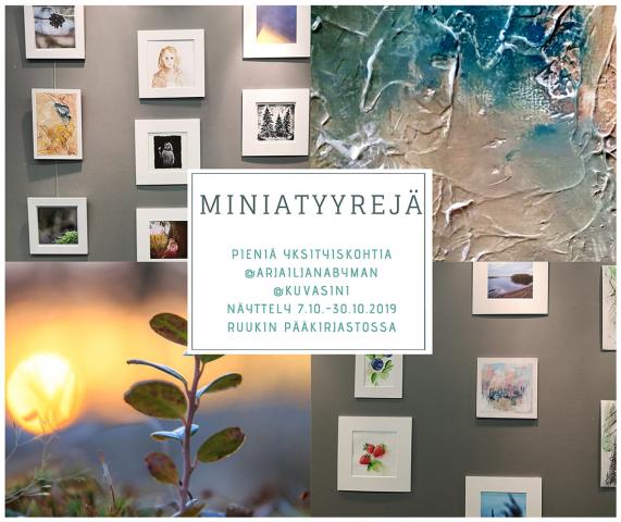 Yhteisnäyttelyssä esillä Arja Bymanin taidetta ja Sini Yrjänän valokuvia