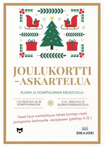joulukorttiaskartelua