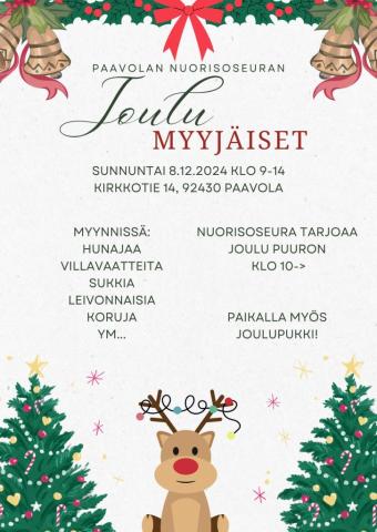 Joulumyyjäisten mainos